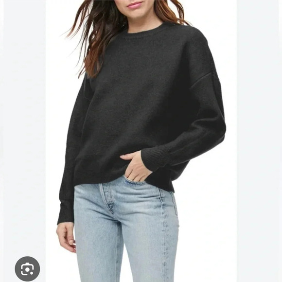 NWT Michael Stars black Maddie pullover sweater sz lg - Picture 2 of 13